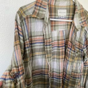 American Eagle flannel size small ! A little oversized !